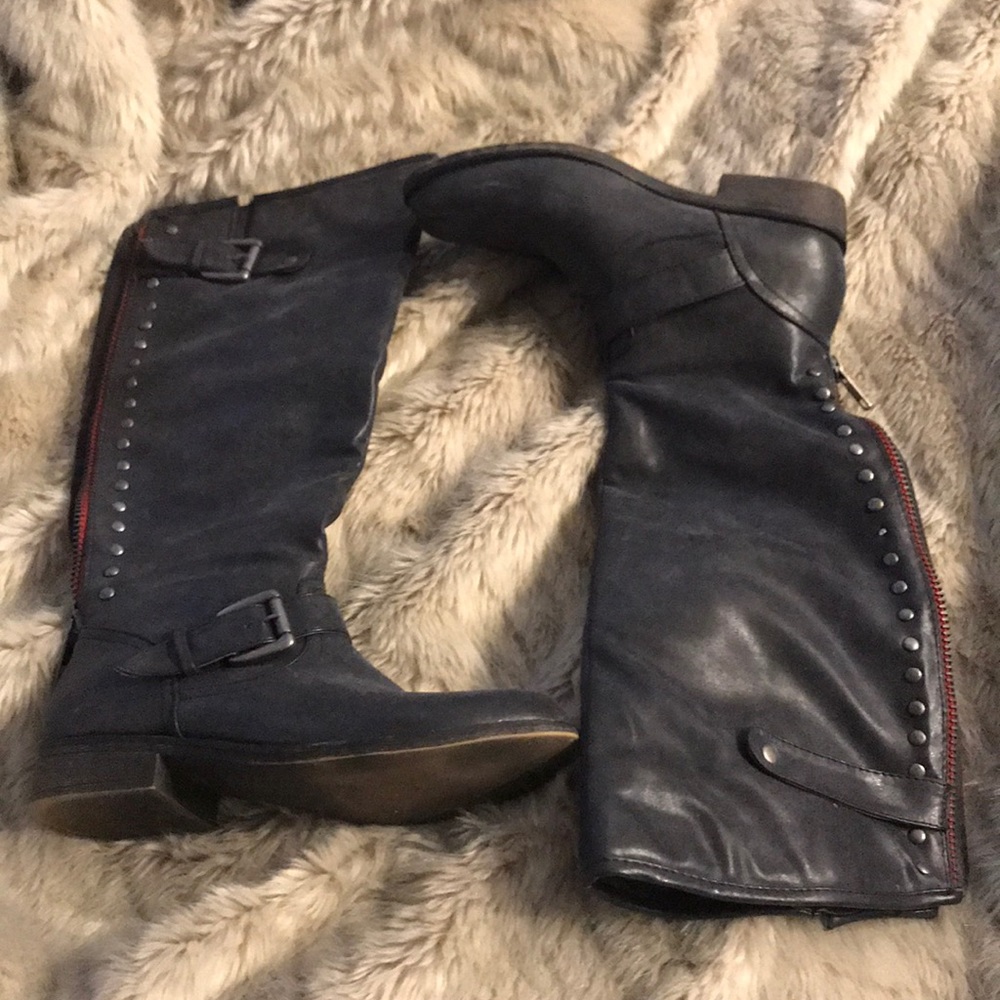 Madden girl gray boots